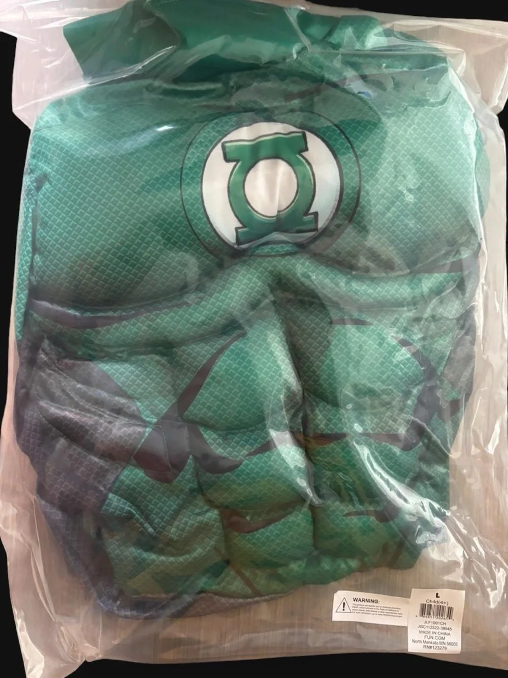Green Superhero Lantern Costume with Mask